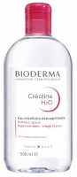 BIODERMA photo produit, Crealine H2O F500ml Pompe inversée  eau micellaire peau sensible